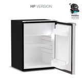Ⓜ️🔵🔵🔵 Vitrifrigo C75L CHR HP - Frigo-Freezer, Porta singola, 75 Litri, Grigio, Luce LED, Vent Position, A x L x P 62.2x47x46 cm