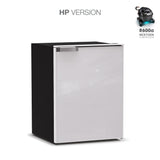 Ⓜ️🔵🔵🔵 Vitrifrigo C75L CHR HP - Frigo-Freezer, Porta singola, 75 Litri, Grigio, Luce LED, Vent Position, A x L x P 62.2x47x46 cm