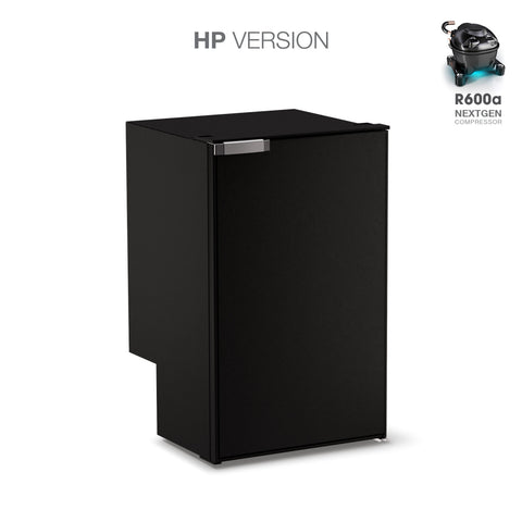 Ⓜ️🔵🔵🔵 Vitrifrigo C85i CHR HP - Frigo-Freezer, Porta singola, 85 Litri, Nero, Luce LED, Vent Position, A x L x P 79.2x48.5x47 cm