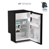 Ⓜ️🔵🔵🔵 Vitrifrigo C85i CHR HP - Frigo-Freezer, Porta singola, 85 Litri, Nero, Luce LED, Vent Position, A x L x P 79.2x48.5x47 cm
