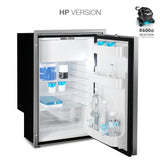 Ⓜ️🔵🔵🔵 Vitrifrigo C85iX OCX2 HP - Frigo-Freezer, Porta singola, 85 Litri, Acciaio Inox, Luce LED, Vent Position, A x L x P 81.8x54.8x46.6 cm