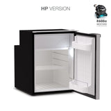Ⓜ️🔵🔵🔵 Vitrifrigo C90i CHR HP - Frigo-Freezer, Porta singola, 90 Litri, Grigio, Luce LED, Vent Position, A x L x P 62.2x47x54.7 cm