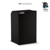 Ⓜ️🔵🔵🔵 Vitrifrigo C95L CHR HP - Frigo-Freezer, Porta singola, 95 Litri, Nero, Serie CHROMELOCK, Luce LED, Vent Position, A x L x P 79.2x48.5x47.1 cm