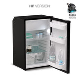 Ⓜ️🔵🔵🔵 Vitrifrigo C95L CHR HP - Frigo-Freezer, Porta singola, 95 Litri, Nero, Serie CHROMELOCK, Luce LED, Vent Position, A x L x P 79.2x48.5x47.1 cm