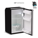 Ⓜ️🔵🔵🔵 Vitrifrigo C95L CHR HP - Frigo-Freezer, Porta singola, 95 Litri, Grigio, Serie CHROMELOCK, Luce LED, Vent Position, A x L x P 79.2x48.5x47.1 cm