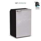 Ⓜ️🔵🔵🔵 Vitrifrigo C95L CHR HP - Frigo-Freezer, Porta singola, 95 Litri, Grigio, Serie CHROMELOCK, Luce LED, Vent Position, A x L x P 79.2x48.5x47.1 cm