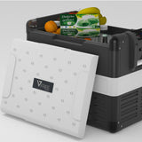 Ⓜ️🔵🔵🔵 Vitrifrigo VF65P - Frigo-Freezer portatile, 65 litri, Serie VFREE, Termostato Digitale, Doppio Scomparto, Cestello estraibile e divisibile, Luce LED interna, A x L x P 56x71x45.5 cm, Nuova Classe C