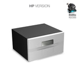 Ⓜ️🔵🔵🔵 Vitrifrigo D20A HP - Frigo-Freezer, Apertura a cassetto, Bianco, 20 Litri, Serie COMPACT DRAWER, Termostato Digitale, Night Mode, A x L x P 25x44x56.2 cm