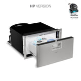 Ⓜ️🔵🔵🔵 Vitrifrigo D20AX HP - Frigo-Freezer, Apertura a cassetto, Acciaio Inox, 20 Litri, Serie COMPACT DRAWER, Termostato Elettrico Led, A x L x P 27.6x49.8x56.8 cm