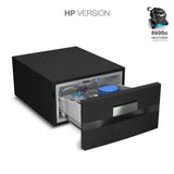 Ⓜ️🔵🔵🔵 Vitrifrigo D30A HP - Frigo-Freezer, Apertura a cassetto, Nero, 30 Litri, Serie COMPACT DRAWER, Termostato Digitale, A x L x P 25x44x70.2 cm