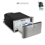 Ⓜ️🔵🔵🔵 Vitrifrigo D30AX HP - Frigo-Freezer, Apertura a cassetto, Acciaio Inox, 30 Litri, Serie COMPACT DRAWER, Termostato Elettrico Led, A x L x P 27.6x49.8x70.8 cm