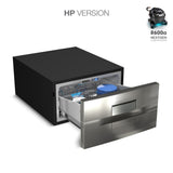 Ⓜ️🔵🔵🔵 Vitrifrigo D30A HP - Frigo-Freezer, Apertura a cassetto, Sport Grey, 30 Litri, Serie COMPACT DRAWER, Termostato Digitale, A x L x P 25x44x70.2 cm