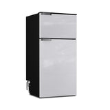 Ⓜ️🔵🔵🔵 Vitrifrigo DP150i CHR - Frigo-Freezer, Doppia Porta, 150 Litri, Grigio, Serie Chromelock, Luce LED, AxLxP 109.x52.6x53 cm