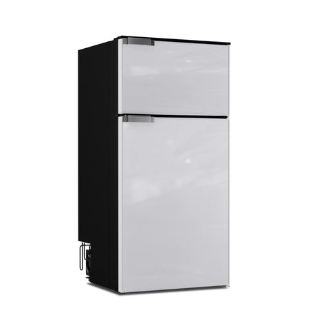 Ⓜ️🔵🔵🔵 Vitrifrigo DP150i CHR - Frigo-Freezer, Doppia Porta, 150 Litri, Grigio, Serie Chromelock, Luce LED, AxLxP 109.x52.6x53 cm