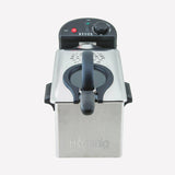 Ⓜ️🔵🔵🔵 H.Koenig DFX300 - Friggitrice professionale in acciaio inox, 3 litri