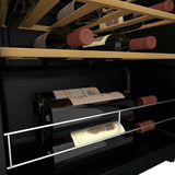 Ⓜ️🔵🔵🔵 CANDY CWC034 DiVino (nuovo logo) - [📦🚨Spedizione immediata!🚚💨] Cantinetta vino, 34 bottiglie, 1 zona, libera installazione, 5 ripiani in legno, nera, L x P x A (mm) 475x456x850, connessa con App