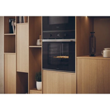 Ⓜ️🔵🔵🔵 Haier H6 ID23B3HTX - [📦🚨Spedizione immediata!🚚💨] Forno da incasso, Multi-level, 78 Litri, Idrolitico, 12 Funzioni, Controllo remoto avanzato e contenuti extra in App (Wi-Fi + BLUETOOTH®), Classe A++, Inox - L x P x A (mm) 595X595X568