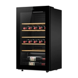 Ⓜ️🔵🔵🔵 CANDY CWC034 DiVino (nuovo logo) - [📦🚨Spedizione immediata!🚚💨] Cantinetta vino, 34 bottiglie, 1 zona, libera installazione, 5 ripiani in legno, nera, L x P x A (mm) 475x456x850, connessa con App