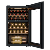 Ⓜ️🔵🔵🔵 Haier HWS32GDG - Cantinetta vino a 2 zone, Wine Bank 50, Serie 5, Libera installazione, 32 bottiglie, Luce LED,  L x P x A (mm) 475x456x850, Classe G