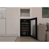 Ⓜ️🔵🔵🔵 CANDY CWC034 DiVino (nuovo logo) - [📦🚨Spedizione immediata!🚚💨] Cantinetta vino, 34 bottiglie, 1 zona, libera installazione, 5 ripiani in legno, nera, L x P x A (mm) 475x456x850, connessa con App