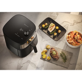 Ⓜ️🔵🔵🔵 Haier HAF5TWA3 011 - [📦🚨Spedizione immediata!🚚💨] Friggitrice ad aria con finestra di controllo, Capienza 7 litri, Potenza 2000 W, Range di temperatura 40°-200°, 9 in 1, accessori extra inclusi, LAVABILE IN LAVASTOVIGLIE