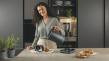 Ⓜ️🔵🔵🔵 Haier HKE7W 011 - Bollitore I-Master Serie 7, Obsidian Grey, Capacità 1,3 litri, Range di temperatura 37°-100°, 2200 (W)