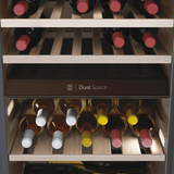 Ⓜ️🔵🔵🔵 Haier HWS42GDAU1 - Cantinetta vino dual zone, Wine Bank 50, Serie 7, Libera installazione, 2 zone, 42 bottiglie, Luce LED, Classe G, NERA, L x P x A (mm) 497x585x820