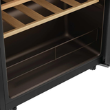 Ⓜ️🔵🔵🔵 CANDY CWC034 DiVino (nuovo logo) - [📦🚨Spedizione immediata!🚚💨] Cantinetta vino, 34 bottiglie, 1 zona, libera installazione, 5 ripiani in legno, nera, L x P x A (mm) 475x456x850, connessa con App