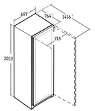 Ⓜ️🔵🔵🔵 LIEBHERR WPgbi 7472 Vinidor Selection - Cantinetta da libera installazione, GARANZIA 10 ANNI INCLUSA* originale LIEBHERR, 204 bottiglie, 2 zone, Nero e Vetro, 201,3 x 70 cm, Nuova classe F
