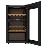 Ⓜ️🔵🔵🔵 Haier HWS32GDG - Cantinetta vino a 2 zone, Wine Bank 50, Serie 5, Libera installazione, 32 bottiglie, Luce LED,  L x P x A (mm) 475x456x850, Classe G