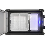 Ⓜ️🔵🔵🔵 Vitrifrigo VF45P - Frigo-Freezer Portatile, 45 Litri, Serie VFREE, Cestello estraibile e divisibile, Termostato LED, Luce LED interna, A x L x P 49x68x41 cm, Nuova Classe D