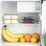 Ⓜ️🔵🔵🔵 H.Koenig FGX470 - Mini frigo COMPATTISSIMO con CELLETTA FREEZER, a posa libera, colore NERO, volume 45 litri, altezza 51 cm, Nuova classe energetica E