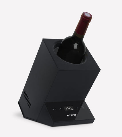 Ⓜ️🔵🔵🔵 H.Koenig LVX26 - [📦🚨Spedizione immediata!🚚💨] Raffreddatore per bottiglia di vino, da tavolo, SEAU À GLACE ELETTRICO, secchiello per vino elettrico