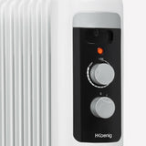 Ⓜ️🔵🔵🔵 H.Koenig WARM110 - Termosifone ad olio, BASSISSIMO CONSUMO ENERGETICO, riscalda 25 metri cubi