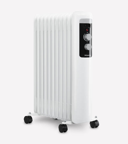 Ⓜ️🔵🔵🔵 H.Koenig WARM110 - Termosifone ad olio, Radiatore portatile a BASSISSIMO CONSUMO ENERGETICO, riscalda 25 metri cubi