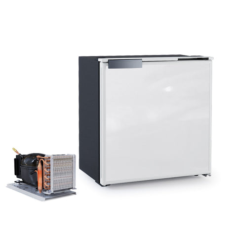 Ⓜ️🔵🔵🔵 Vitrifrigo C25LP - Frigo-Freezer, Porta singola, 25 Litri, Serie Airlock, Grigio, Luce LED, Vent Position, A x L x P 44.2x42x32.2 cm