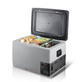 Ⓜ️🔵🔵🔵 Vitrifrigo C65L - Frigo-Freezer Portatile, Termostato Elettrico Led, 65 L, Grigio, Luce LED Interna, A x L x P 45.8x76.5x51 cm