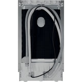 Ⓜ️🔵🔵🔵👌 Whirlpool WSIC 3M27 - Lavastoviglie SLIM incasso 45cm, colore ARGENTO, 10 coperti, Nuova classe E