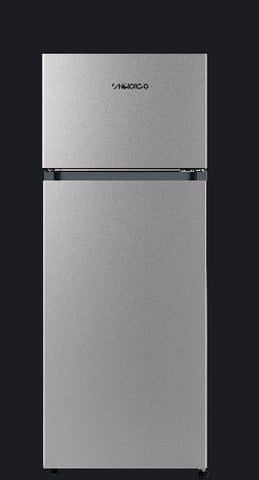 Ⓜ️🔵🔵🔵 SanGiorgio SD24SSE - Frigo doppia porta, SILVER, statico, 206 litri, Nuova classe E (ex A++)