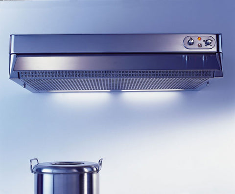 Ⓜ️🔵🔵🔵 Alpes CFE-A 60/1 - Cappa aspirante con filtro estensibile, 60 cm, acciaio inox, un motoaspiratore 400 MC/H