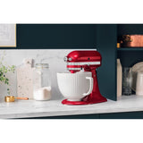 Ⓜ️🔵🔵🔵 KitchenAid Artisan 5KSM185PSECA - Planetaria con testa reclinabile, 4,8 litri e accessori inox inclusi, ROSSO MELA METALLIZZATO