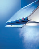 Ⓜ️🔵🔵🔵👌 Alpes SEA/130-2 - Cappa elettronica aspirante a 2 motoaspiratori da 1600 MC/H, acciaio inox, 130cm