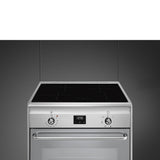 Ⓜ️🔵🔵🔵👌 Smeg CX60ISVT9 - Cucina con piano a induzione, ACCIAO INOX, 60 cm, Classe A