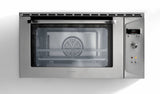 Ⓜ️🔵🔵🔵 Alpes FS/9R - Forno elettrico da incasso, largo cm 90, versione ribassata, con camera di cottura smaltata, capacità 104 litri