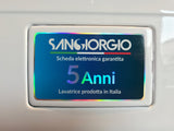Ⓜ️🔵🔵🔵 SanGiorgio Slim F510L - Lavatrice slim 5 kg, MADE IN ITALY, 5 ANNI GARANZIA INCLUSI sulla SCHEDA ELETTRONICA, centrifuga 1000 giri, profondità 45 cm, elettronica, Nuova classe C (ex A++)