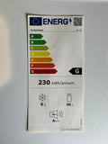 Ⓜ️🔵🔵🔵 Vitrifrigo HC30 - Minibar ad assorbimento, 30 lt, porta pannellabile, luce interna LED, Alimentazione: 220/240Vac 50/60Hz