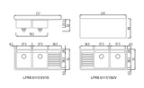 Ⓜ️🔵🔵🔵👌 Alpes  LFRS 5117/2V1S | LFRS 5117/1S2V -Lavello da incasso 51x117 cm con due vasche uguali raggio 12 posizionate a sinistra o destra e uno scivolo. Predisposto con foro per la rubinetteria