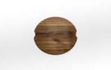 Ⓜ️🔵🔵🔵👌 Alpes  TL Ø 41 - Tagliere tondo Ø 41 cm, in legno di teak, Adatto per vasca tonda Ø 40 cm