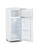 Ⓜ️🔵🔵🔵👌 SEVERIN RKG 8935 - Frigo-congelatore a doppia porta in stile retrò, BIANCO, classe E
