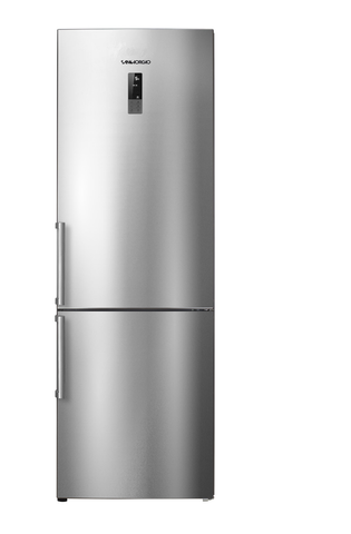 Ⓜ️🔵🔵🔵 SanGiorgio SC36NFXDE - Frigo combinato, No-Frost, INOX, 350 litri, Nuova classe E (ex A++)